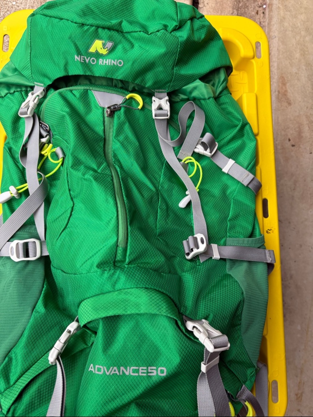 Nevo Rhino Advance 50 Green Backpack